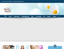 Tablet Screenshot of handsforhealthbelleriver.com
